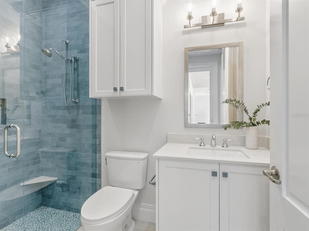 Bathroom, Glass Shower, Interior