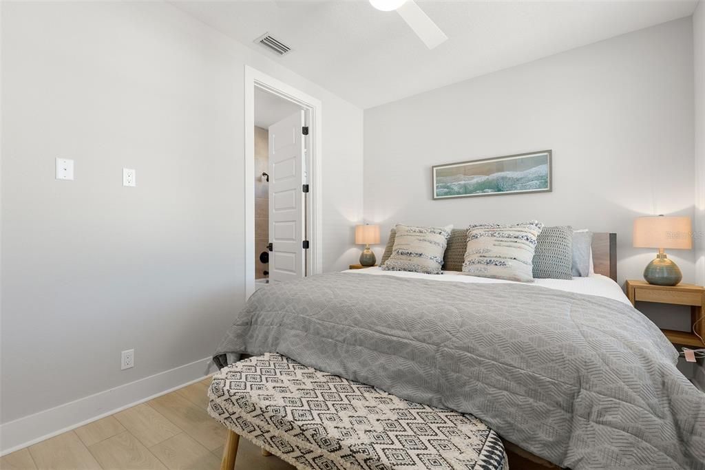 Bedroom, Interior, Wood Texture Flooring