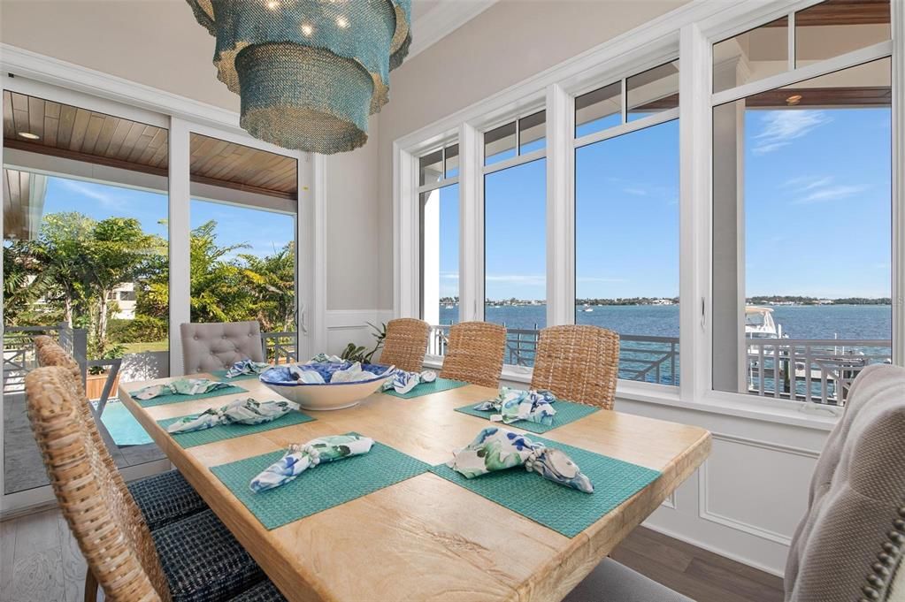 Dining room, Interior, Water, Wood Texture Flooring
