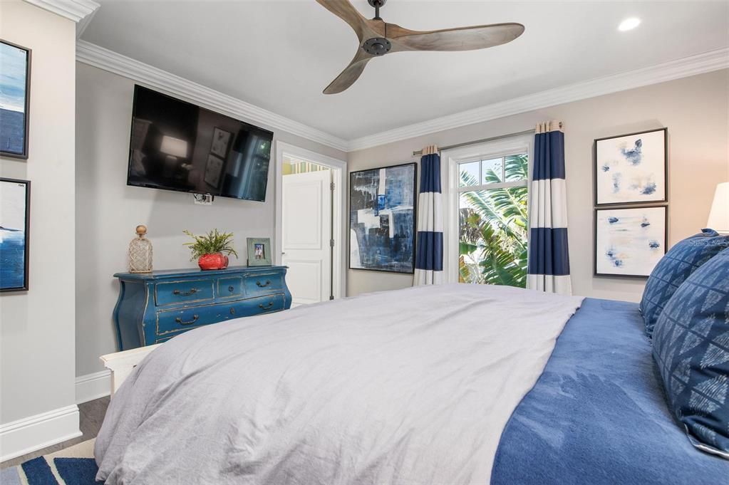 Bedroom, Interior, Recessed Lighting