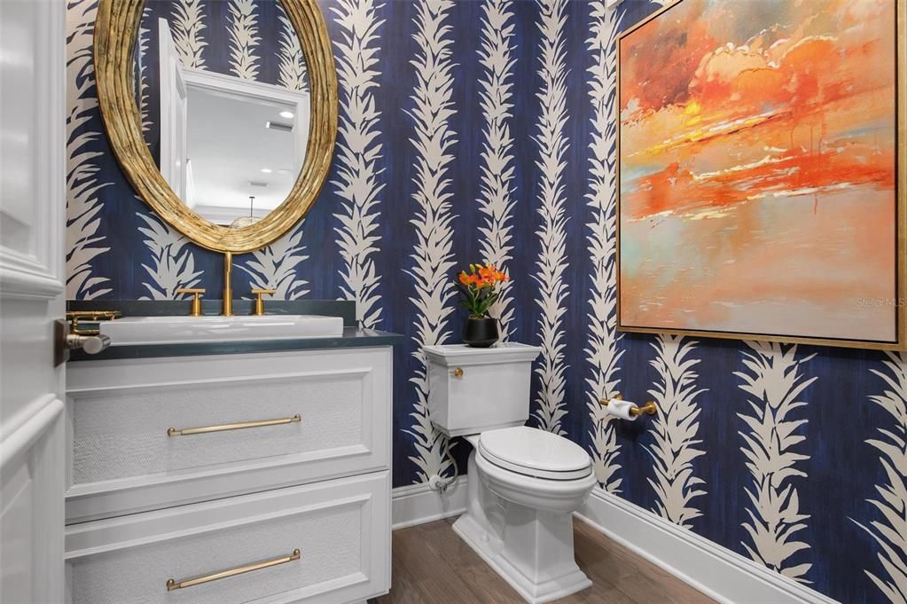 Bathroom, Interior, Wood Texture Flooring
