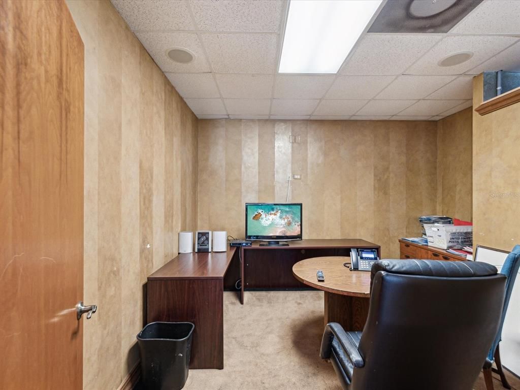 Home Office, Interior, Recessed Lighting