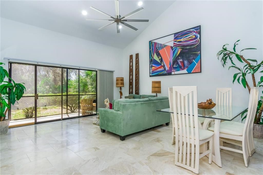 Dining room, Interior, Living room, Recessed Lighting