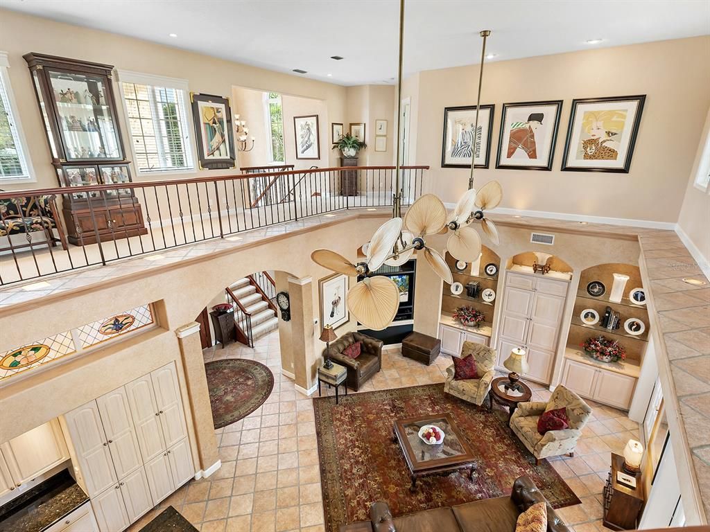 Interior, Living room, Recessed Lighting