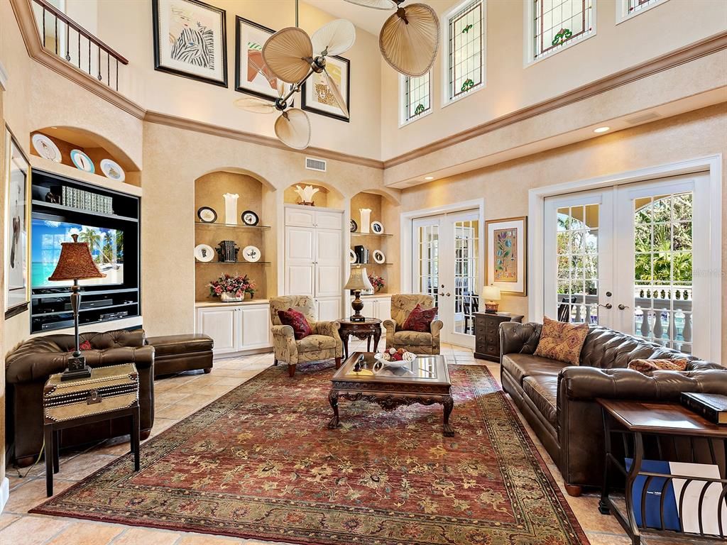 Interior, Living room, Recessed Lighting