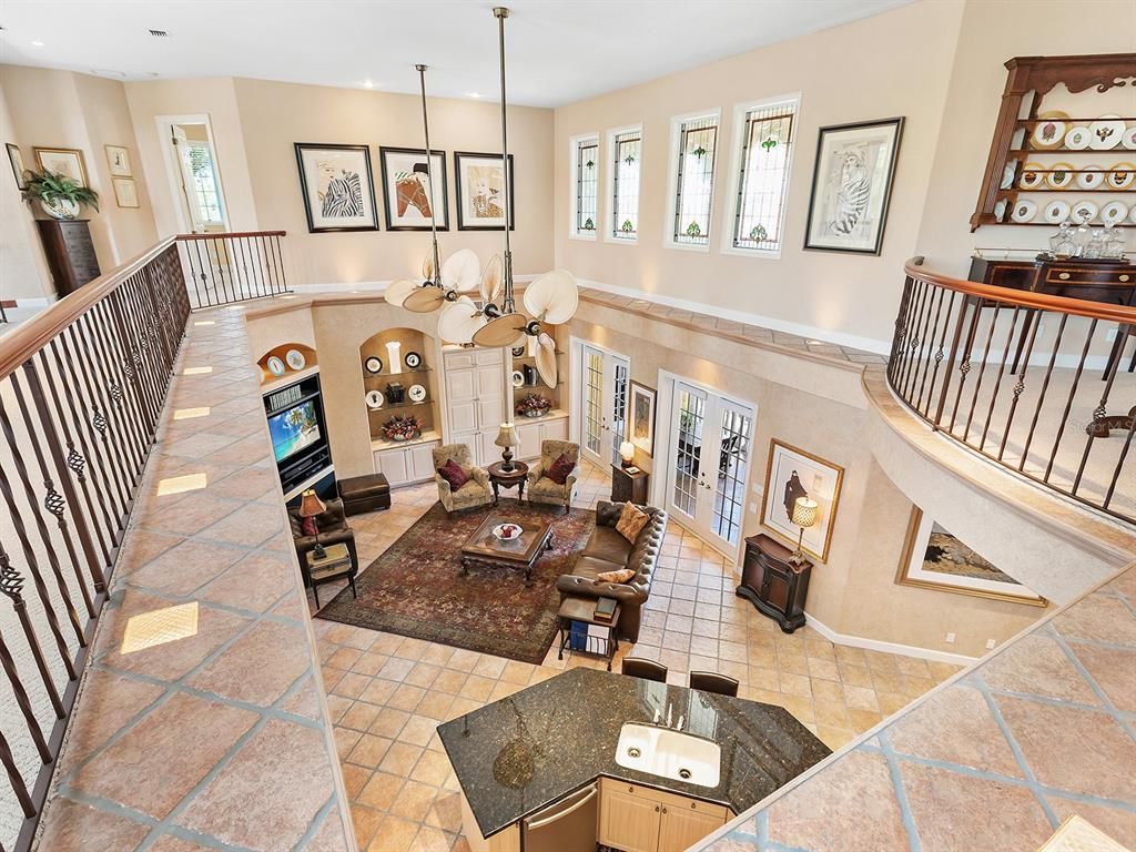 Interior, Living room, Recessed Lighting