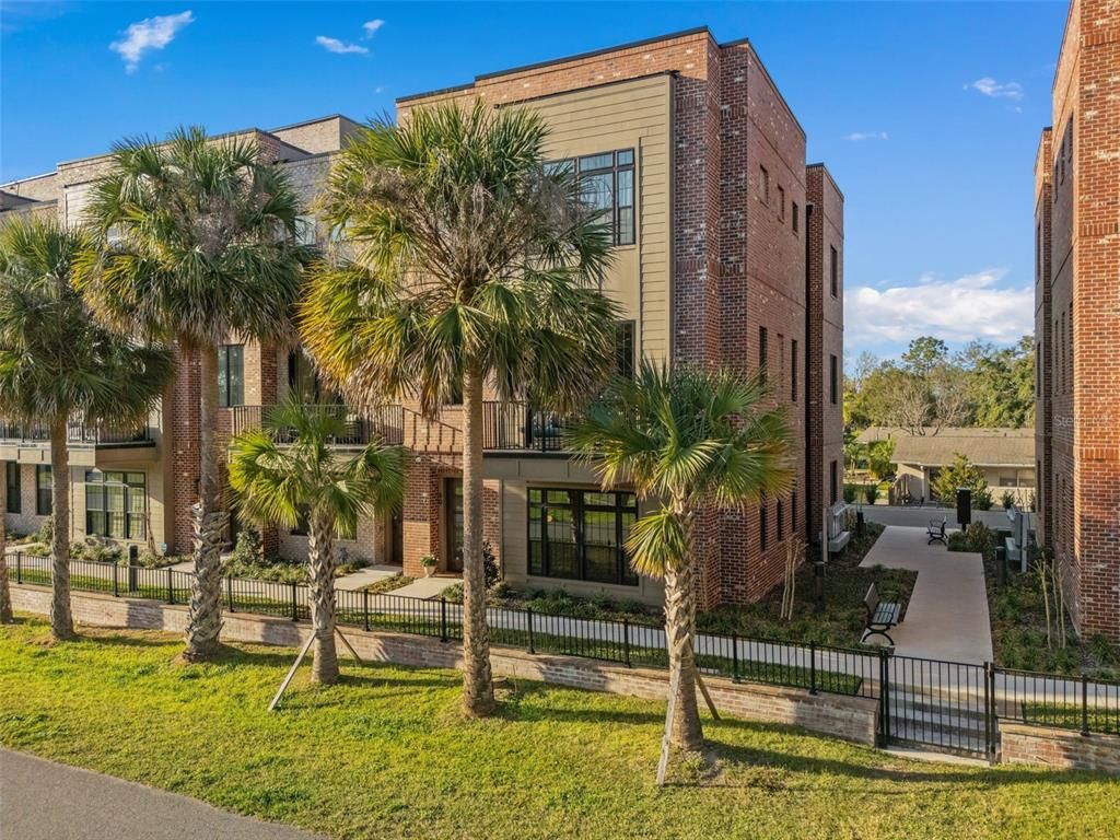 Exterior, Facade, Brick Facade, Condo Building