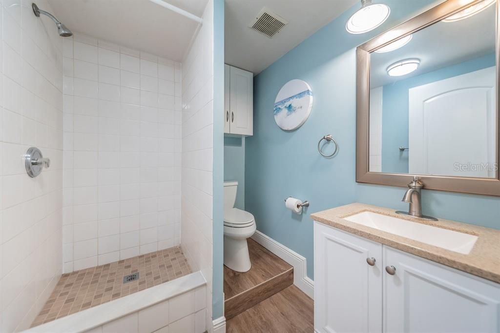 Bathroom, Interior, Wood Texture Flooring