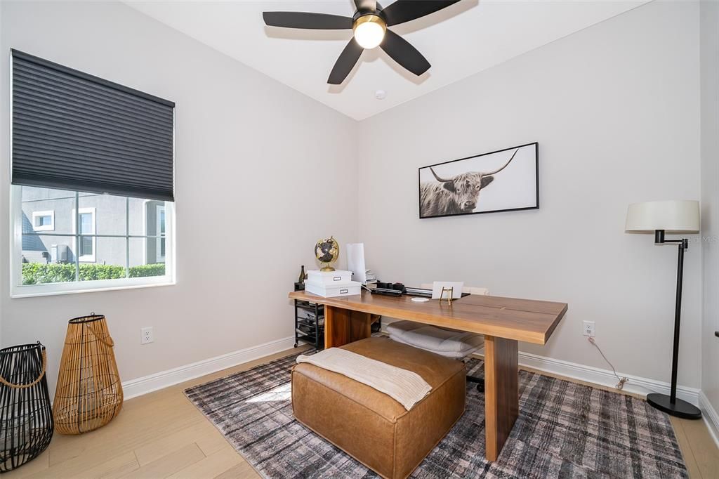 Home Office, Interior, Wood Texture Flooring