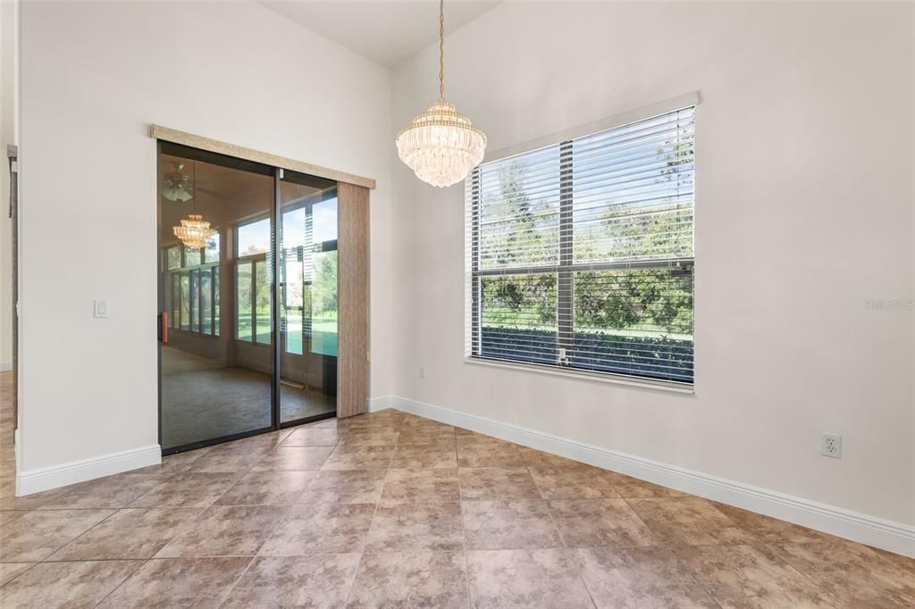 Chandelier, Empty room, Interior