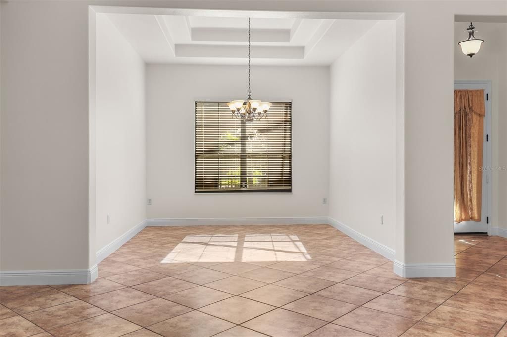Chandelier, Empty room, Interior