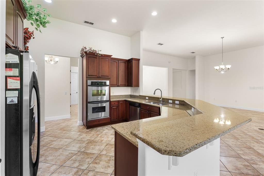 Chandelier, Interior, Kitchen, Pendant Lights, Recessed Lighting