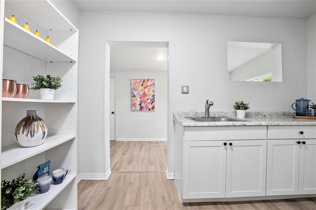 Interior, Recessed Lighting, Wood Texture Flooring