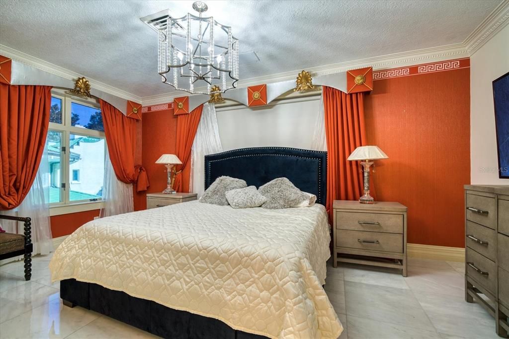 Bedroom, Chandelier, Interior, Pendant Lights