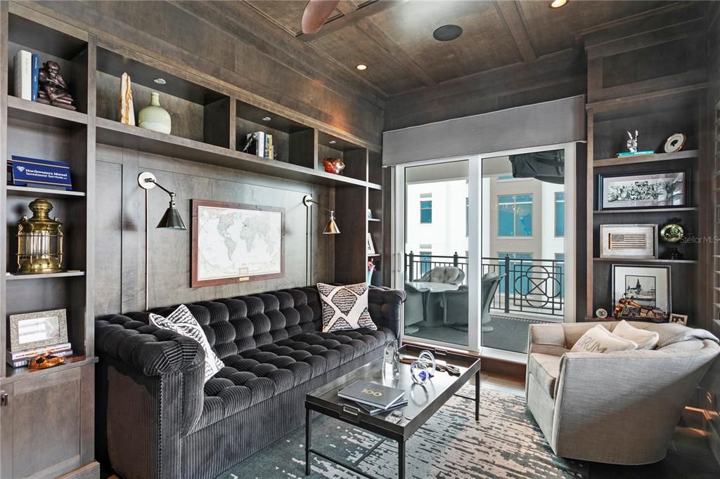 Interior, Living room, Recessed Lighting, Wooden Ceilings