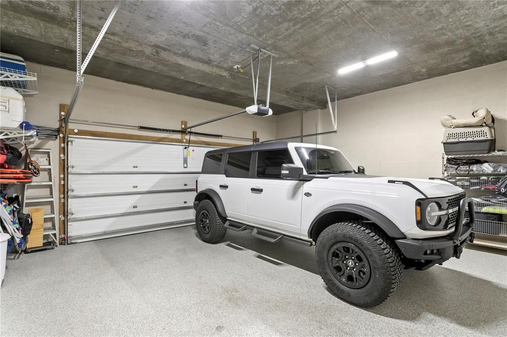 Garage, Interior, Recessed Lighting