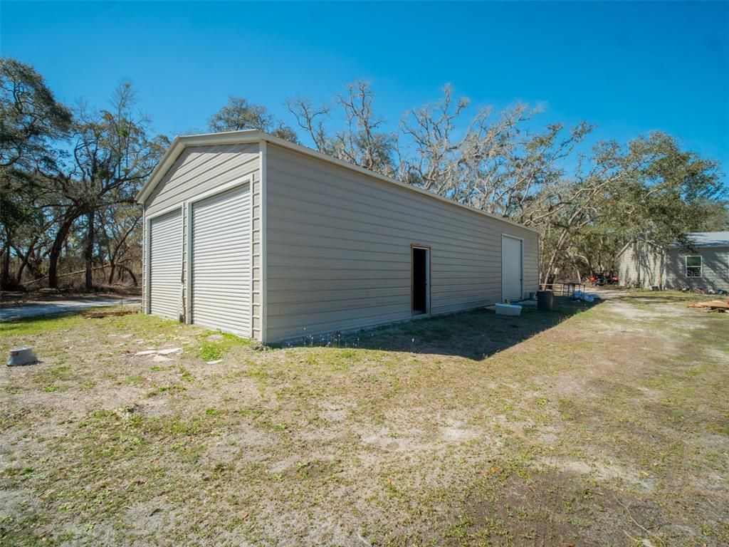 Backyard, Detached Garage, Exterior
