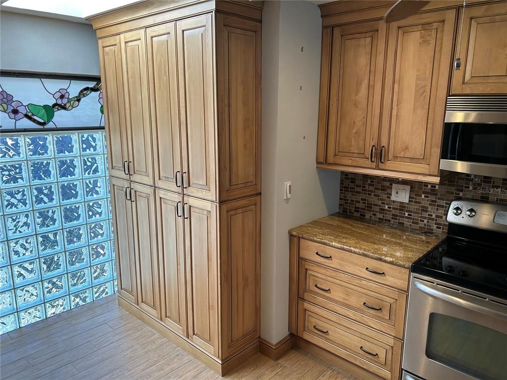 Interior, Kitchen, Wood Texture Flooring