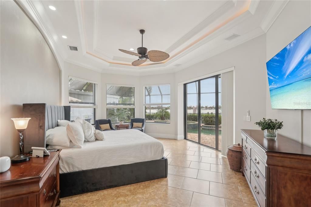 Bedroom, Interior, Recessed Lighting