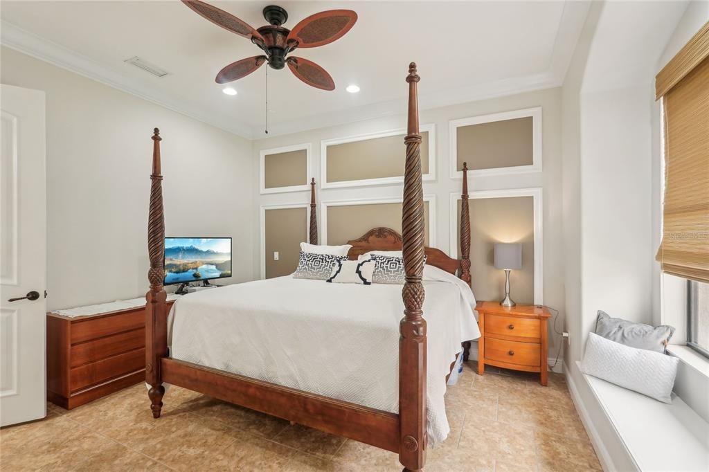 Bedroom, Interior, Recessed Lighting