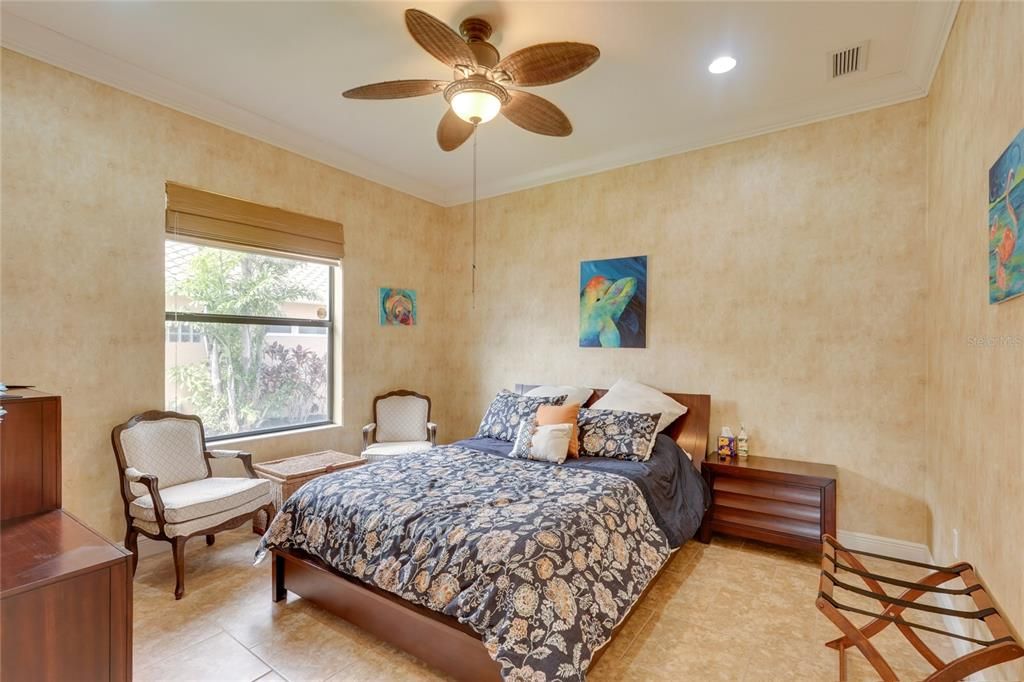 Bedroom, Interior, Recessed Lighting