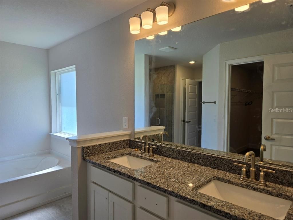 Bathroom, Dual Sink Vanities, Glass Shower, Interior