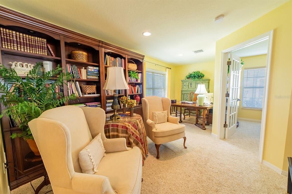 Home Office, Interior, Living room, Recessed Lighting