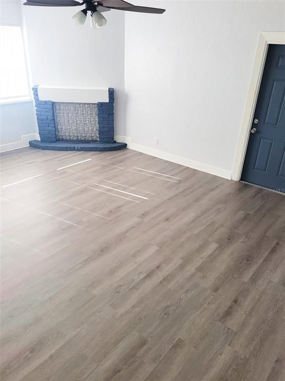 Fireplace, Interior, Wood Texture Flooring