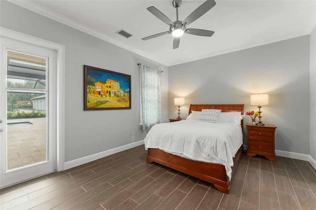 Bedroom, Interior, Wood Texture Flooring