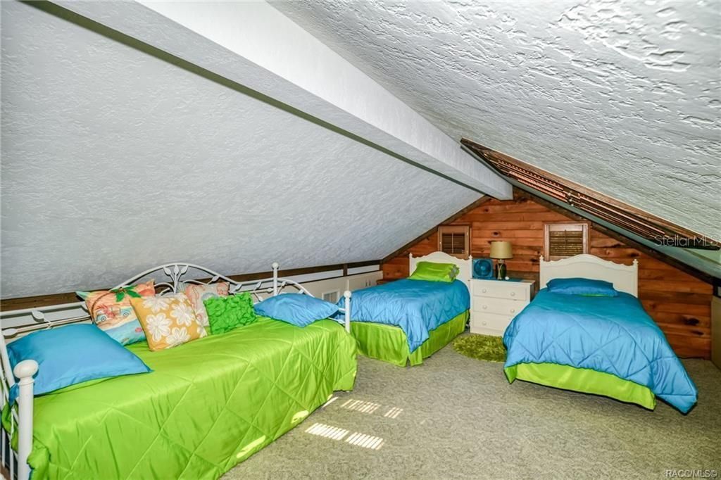 Bedroom, Interior, Wooden Walls