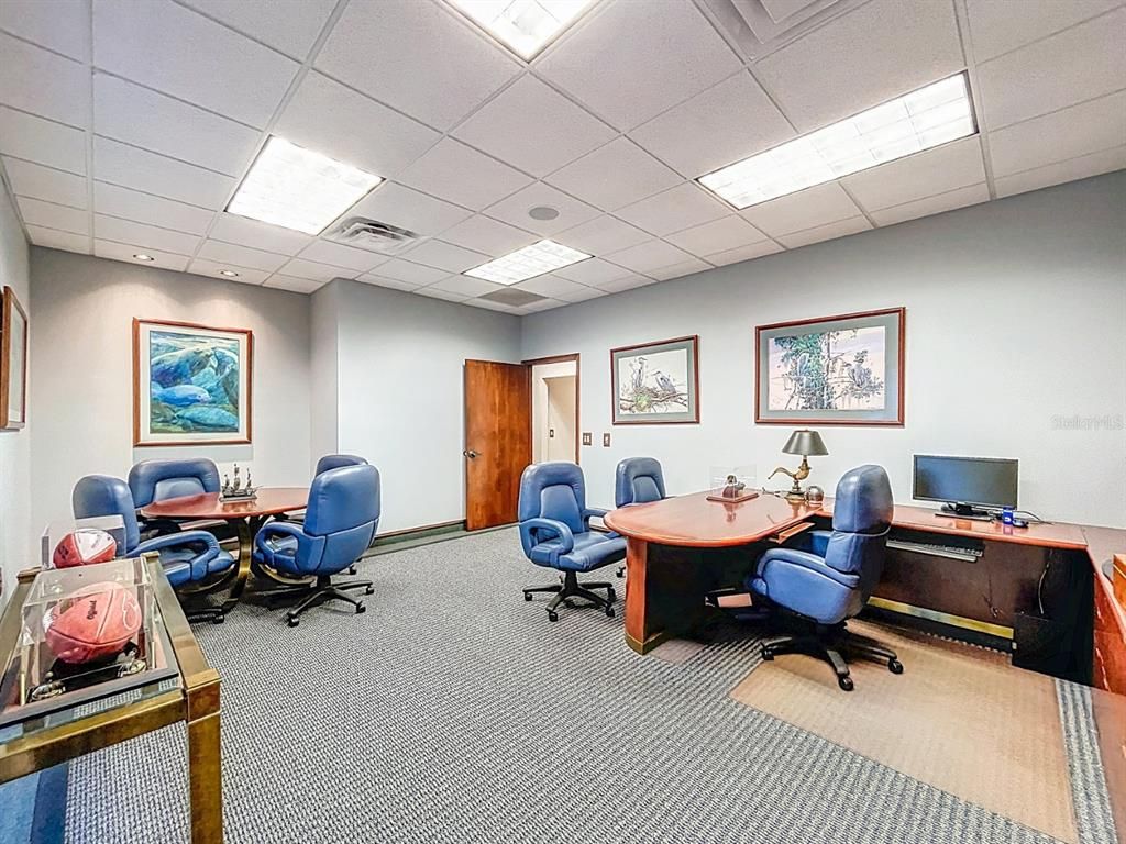 Home Office, Interior, Recessed Lighting