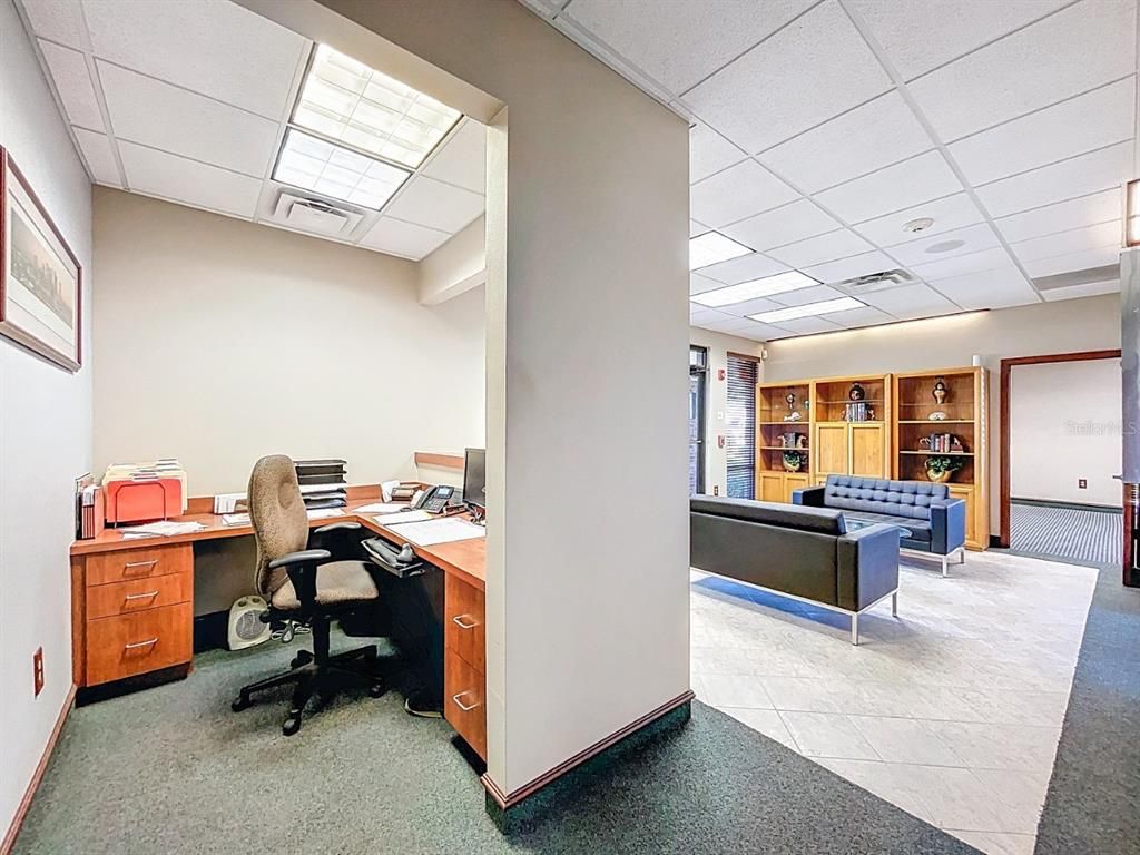 Home Office, Interior, Recessed Lighting