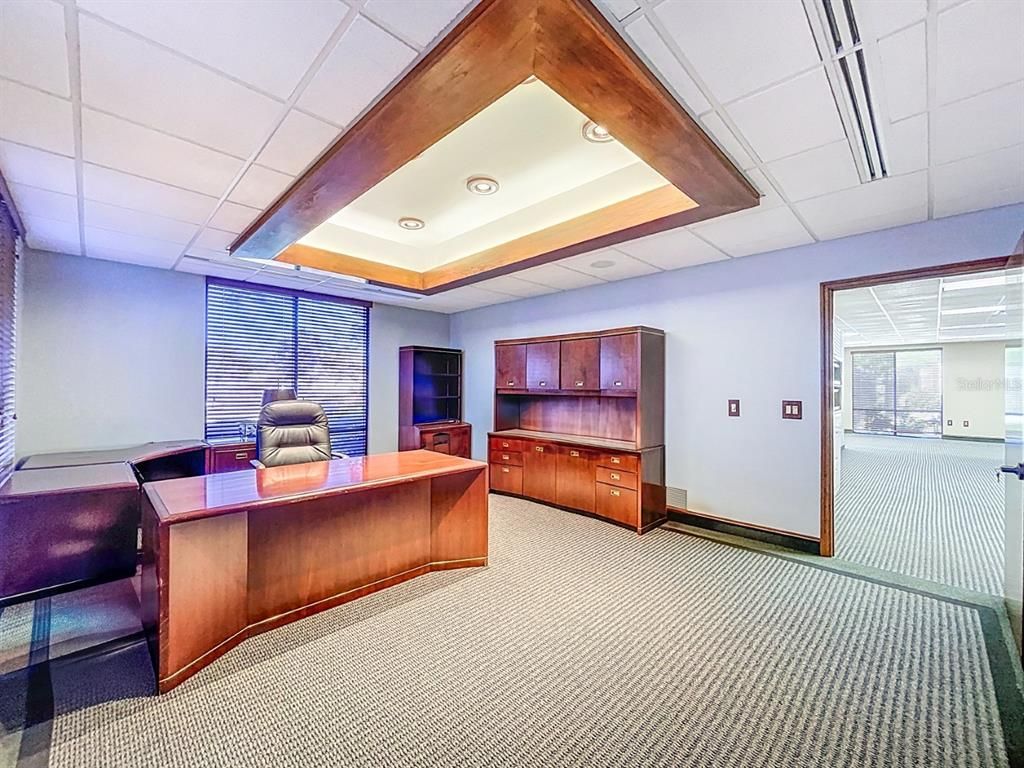 Home Office, Interior, Recessed Lighting