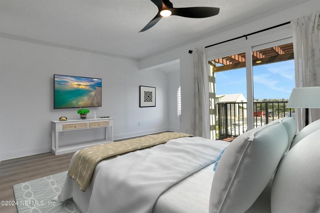 Bedroom, Interior, Wood Texture Flooring