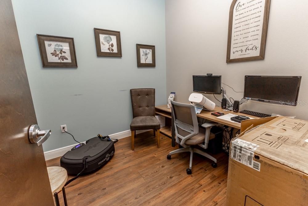 Home Office, Interior, Wood Texture Flooring