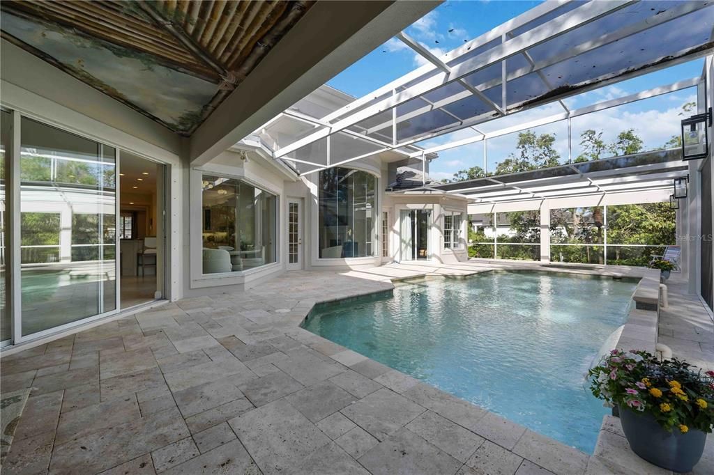 Glass Ceilings, Interior, Pool, Sun Room