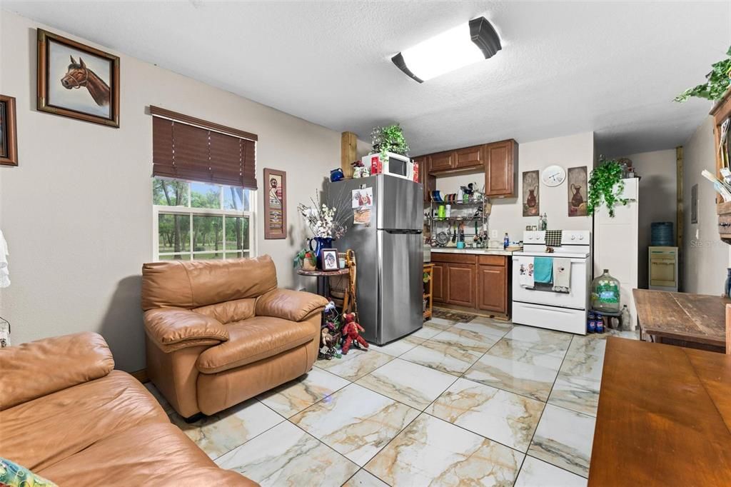 Interior, Kitchen, Living room