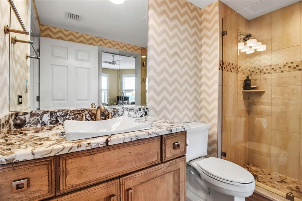 Bathroom, Glass Shower, Interior