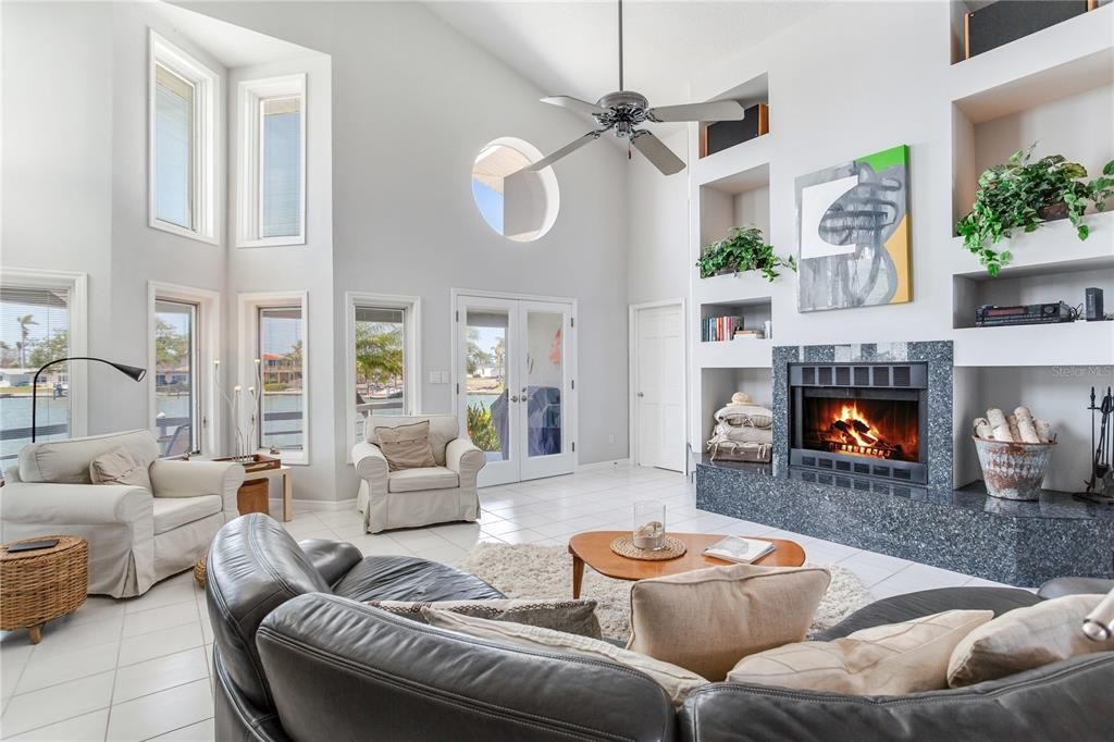 Fireplace, Interior, Living room