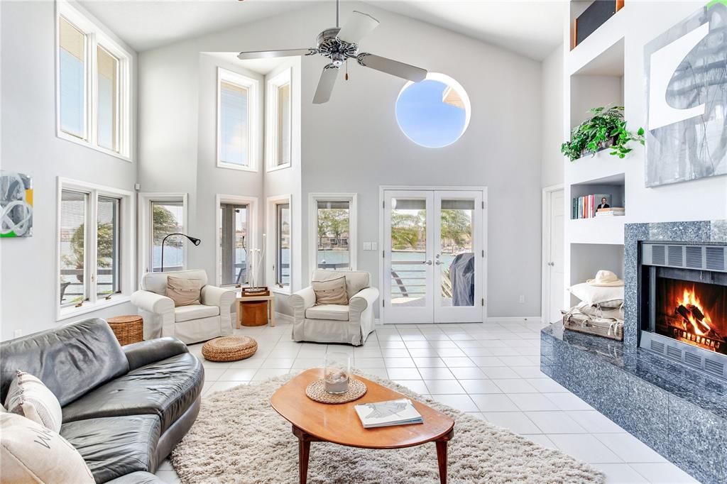 Fireplace, Interior, Living room