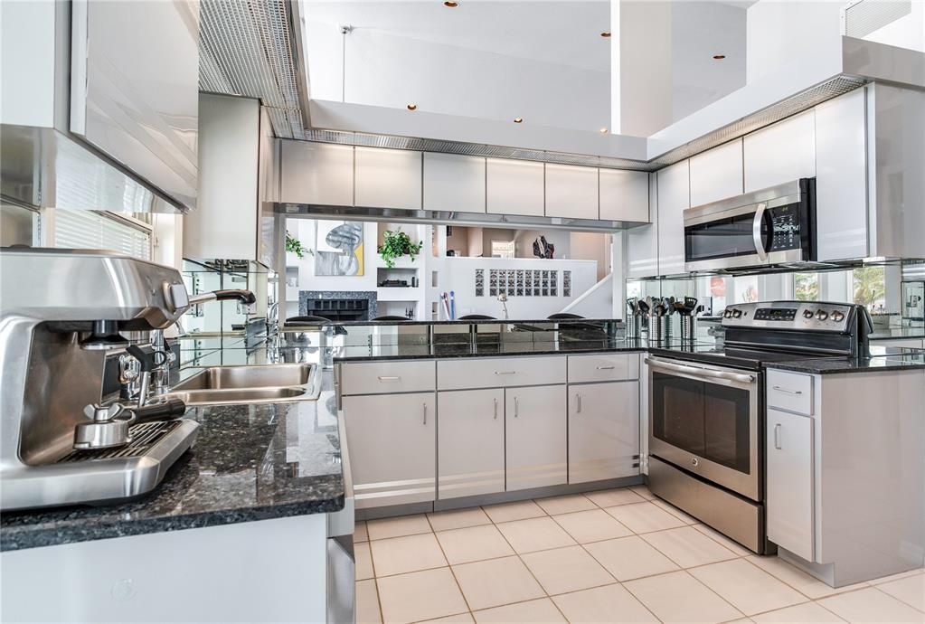 Interior, Kitchen, Recessed Lighting, Stainless Steel Appliances