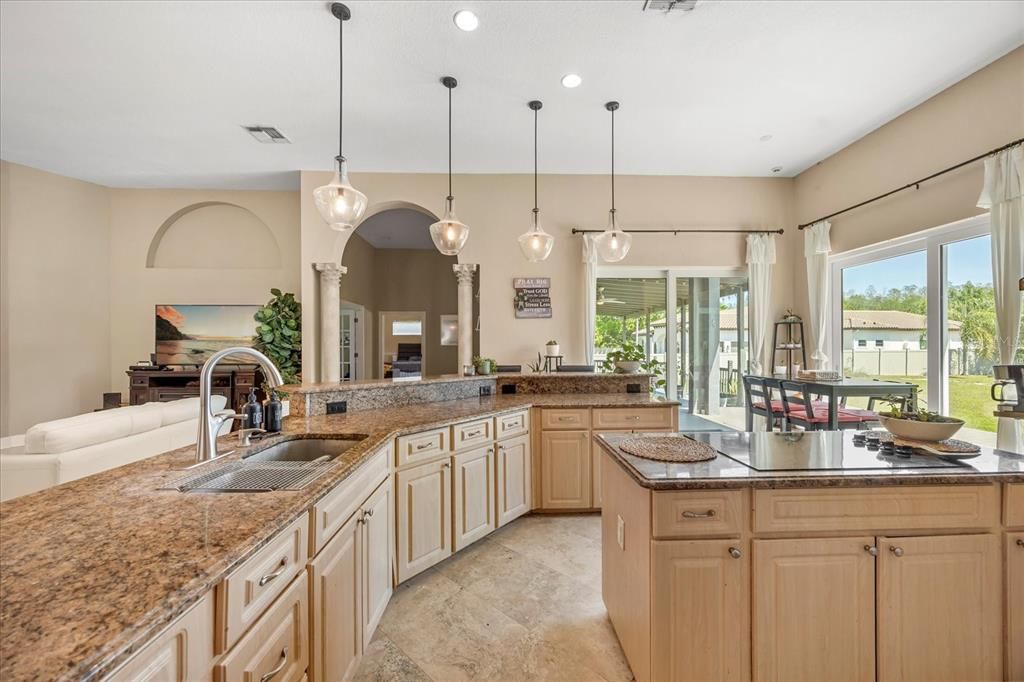 Interior, Kitchen, Pendant Lights, Recessed Lighting