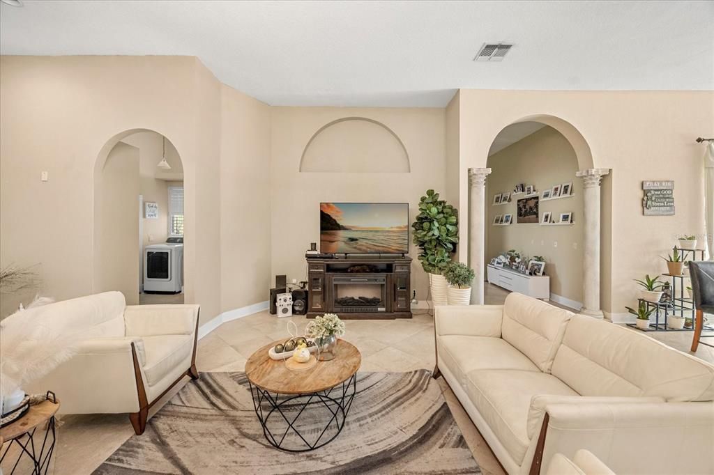 Fireplace, Interior, Living room