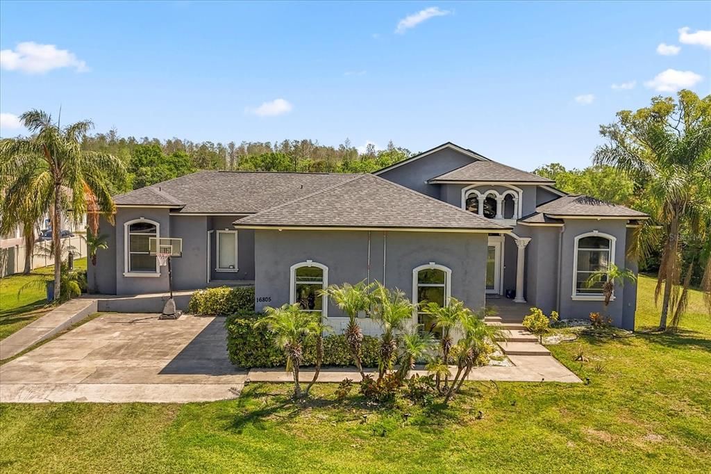 Backyard, Exterior, Facade, French Provincial