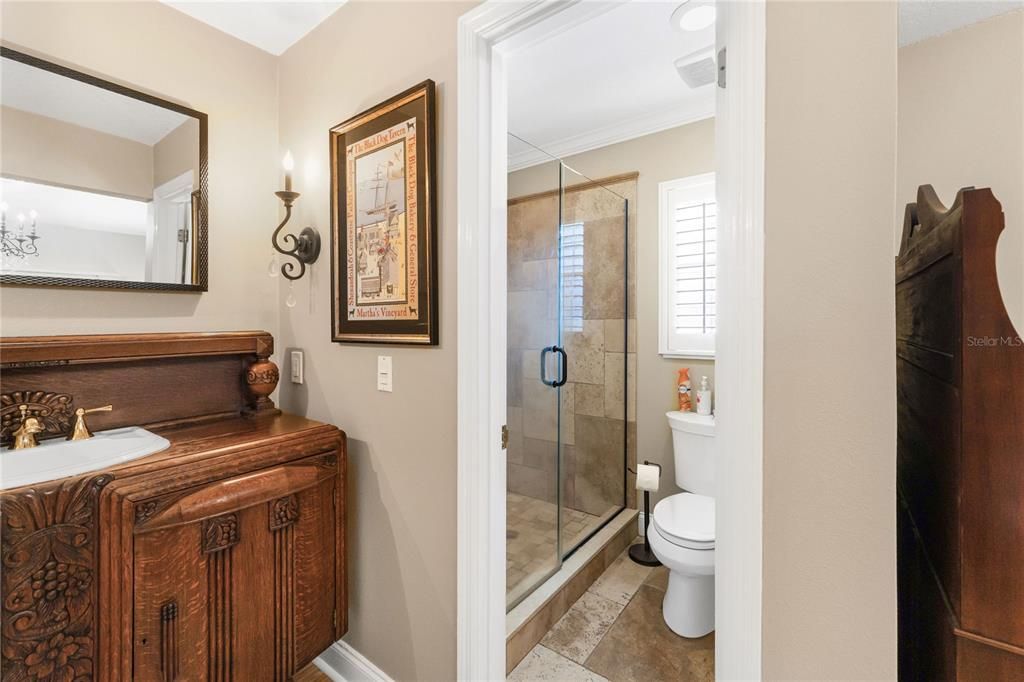 Bathroom, Glass Shower, Interior