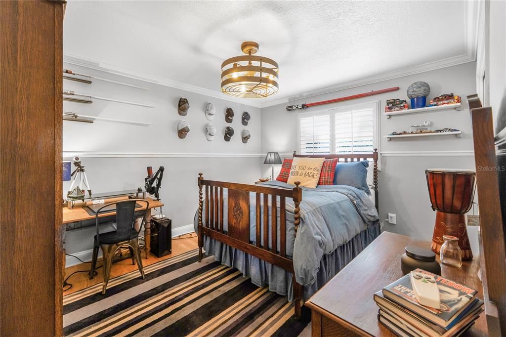 Home Office, Interior, Wood Texture Flooring