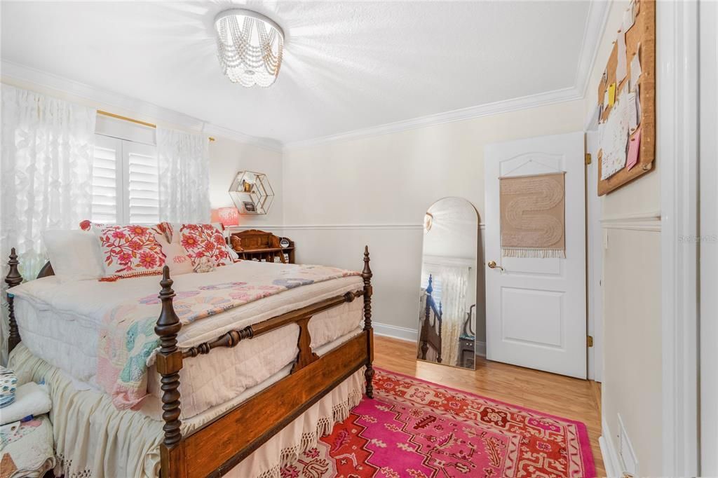 Bedroom, Interior, Wood Texture Flooring