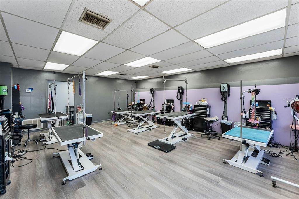 Fitness Equipment, Game Room, Interior, Recessed Lighting, Wood Texture Flooring