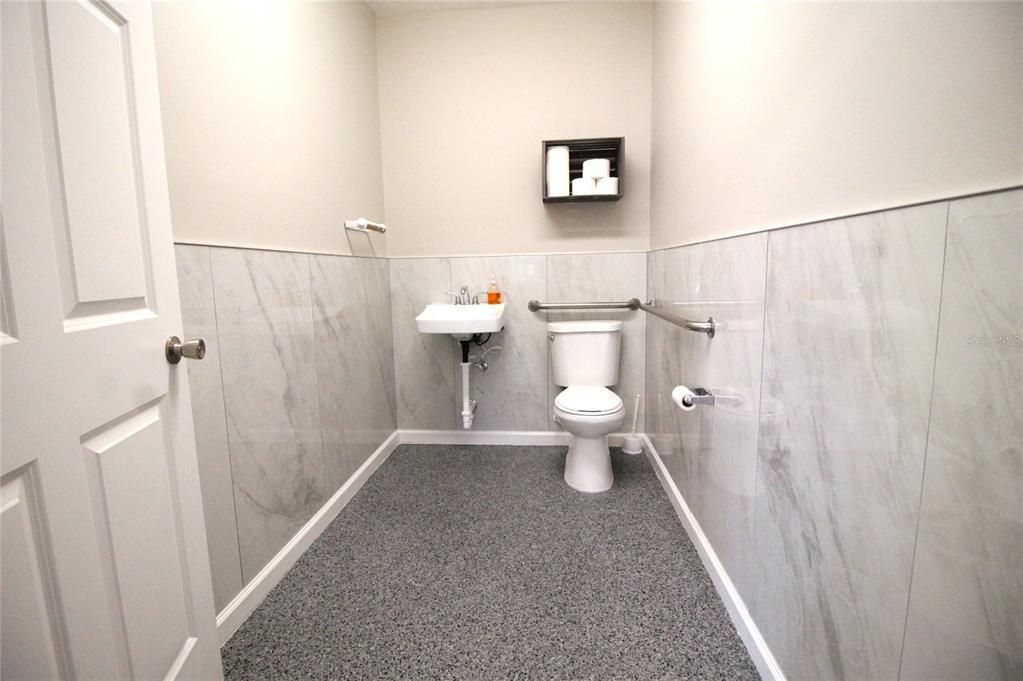 Bathroom, Interior, Marble Walls