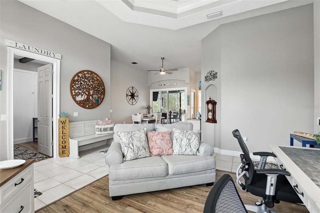 Dining room, Interior, Wood Texture Flooring